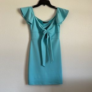 Blue Blush Bodycon Dress | small | boutique